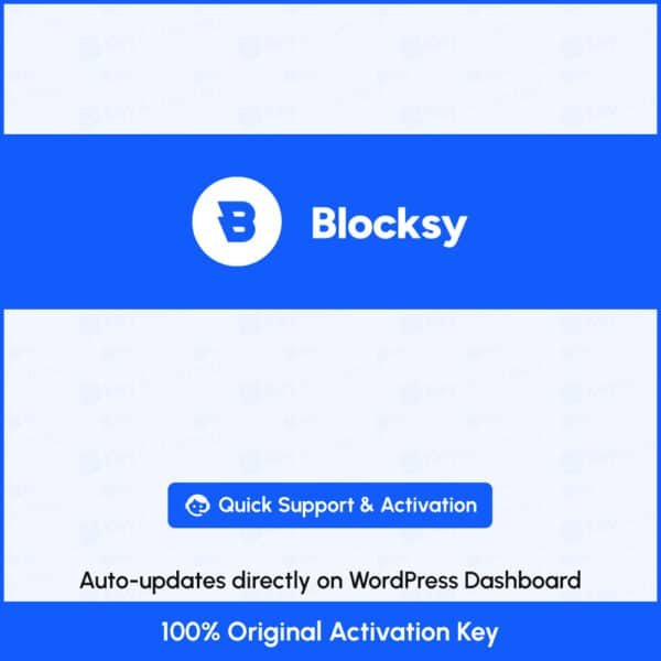 Blocksy Pro Activation with Original License Key