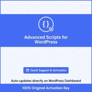 Advanced Scripts manager