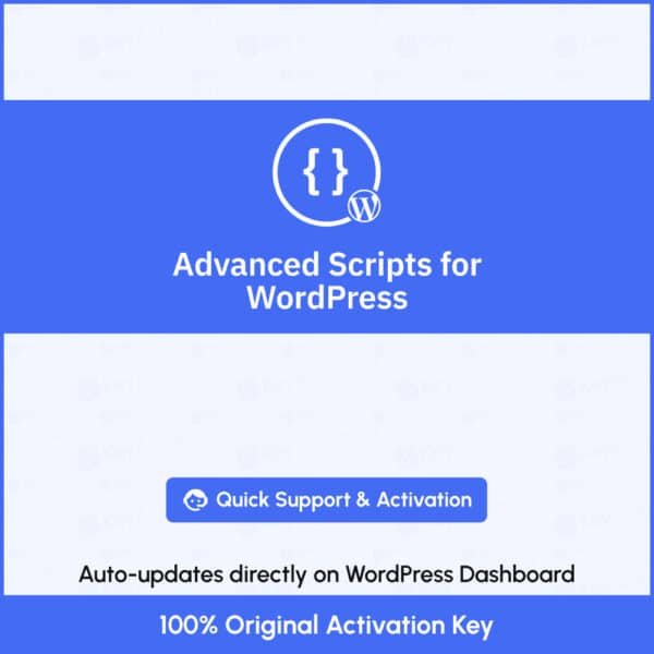 Advanced Scripts manager
