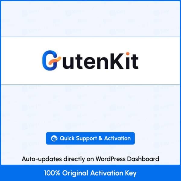 GutenKit Activation with Original License Key