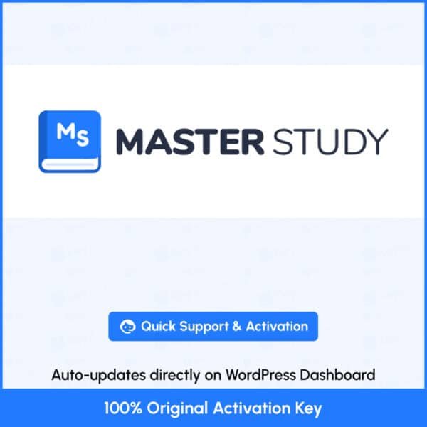 Master Study Activation with Original License Key