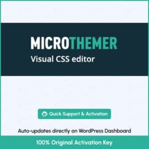 Microthemer CSS Editor