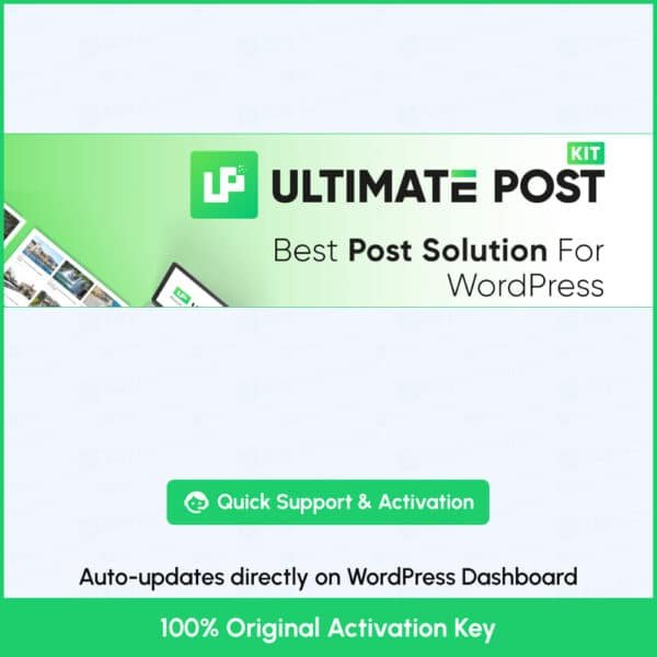UltimatePost Kit Activation with Original License Key