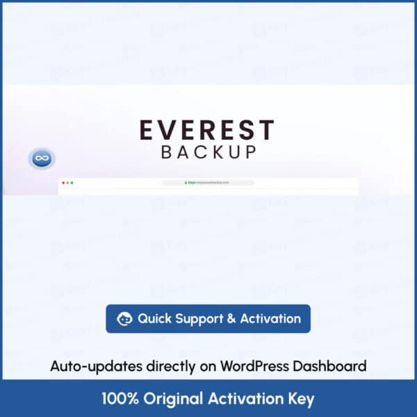 WPEverestbackup Activation with Original License Key